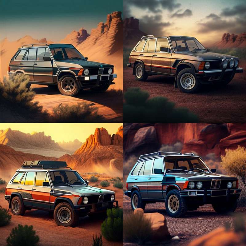 Какими были бы кроссоверы BMW 1980-х? Версия нейросети Какими были бы кроссоверы BMW 1980-х? Версия нейросети
